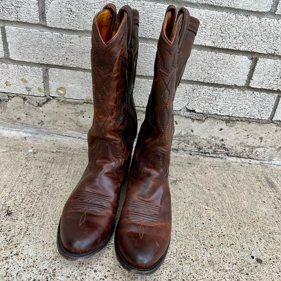 Frye 150th Anniversary Edition Wylie Stitch Boots – Sunrise, Size 8 - Picture 2 of 10